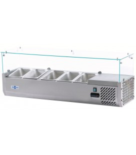 Vitrina refrigeradora pizza y ensalada VIPP-8xGN1/4 de Irimar