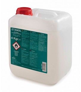 Bidón de Gel Combustible Etanol 4 kg de Lacor