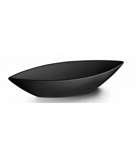 Oval fountain Black melamine Lacor Classic series