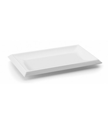 Bandeja rectangular White melamina serie Classic de Lacor