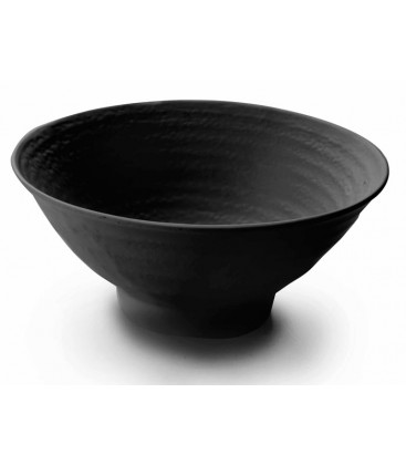 Round bowl melamine series Black Lacor