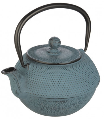 Cast iron teapot blue by Ibili