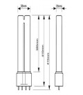 Lámpara desinfectante LB-UVC-1 de Ledbay