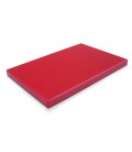 Planche à dècouper en Polyéthylène HD rouge 600x400 de LACOR