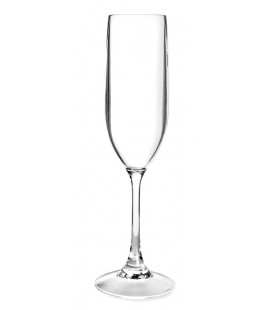 Set of 6 tritan champagne glasses by Lacor