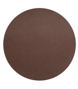 Round leather placemat by Lacor