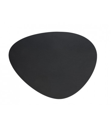 Round leather placemat by Lacor