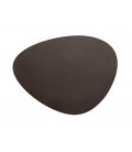 Round leather placemat by Lacor