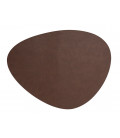 Round leather placemat by Lacor