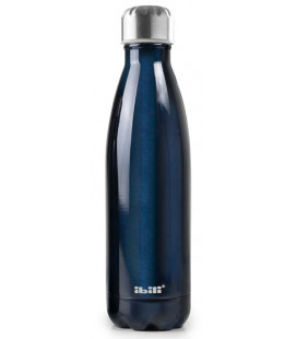 Botella termo inoxidable Dark Blue de Ibili