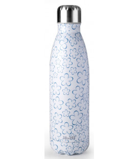 Bouteille thermos double paroi Spring Blue de Ibili