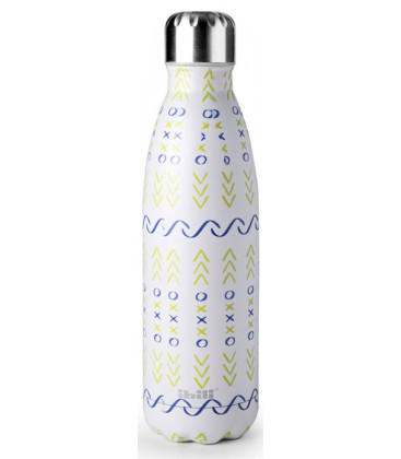 Bouteille thermos double paroi Blue Mosaic de Ibili