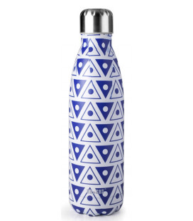 Bouteille thermos double paroi Blue Symbol de Ibili