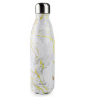 Bouteille thermos double paroi Golden Marble de Ibili