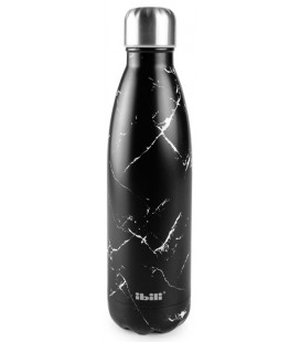 Botella termo inoxidable Black Marble de Ibili