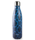Botella termo inoxidable Baroque Blue de Ibili