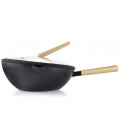 Wok con tapa Luxe de Ibili