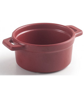 Mini cocotte melamina con tapa BLACK de Lacor