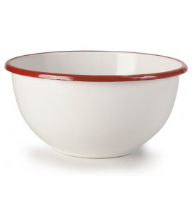 Enamelled bowl Bordeaux by Ibili (6 u)