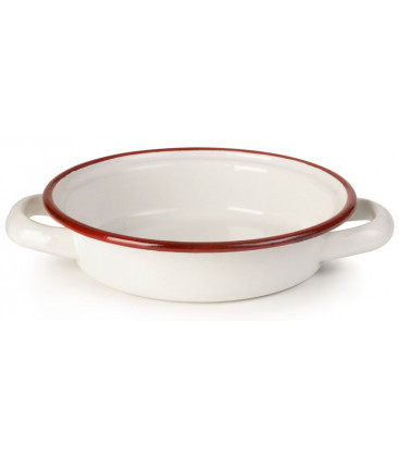 Enamelled egg plate Bordeaux by Ibili (6 u)