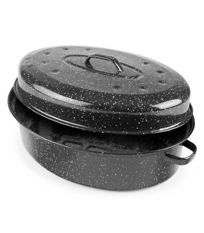 Bote para utensilios de cocina en acero esmaltado