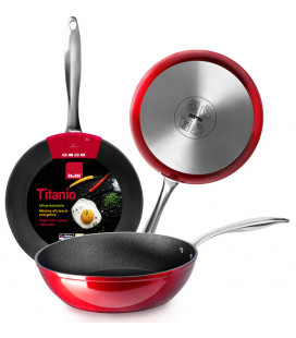 Frying pan RED ROCK by Ibili