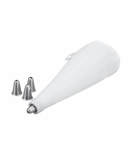 Game 4 nozzles stainless + sleeve 20 Cm of Lacor pastry