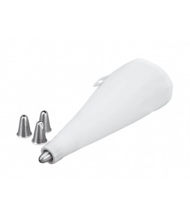 Game 4 nozzles stainless + sleeve 20 Cm of Lacor pastry