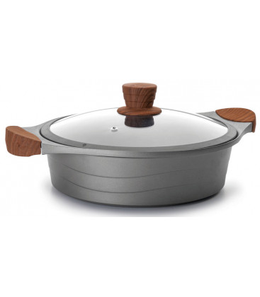 Casserole basse avec couvercle Lacor Stilo