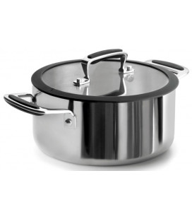 Casserole with lid trimetal of Lacor