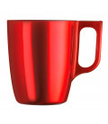 Mug FLASHY BREAKFAST RED 25 cl by Luminarc (6 pcs)