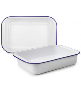 Rustidera esmaltada BLANCA de Ibili (6 pzas)
