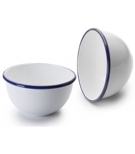 Bol esmaltado BLANCA de Ibili (12 pzas)