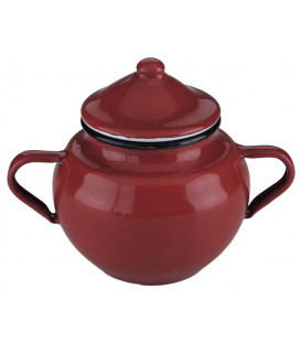Enamelled filter red coffee pot by Ibili (4 u)