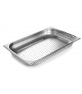 Tray perforated Gastronorm 2/1 stainless steel 18/10 of Lacor