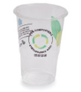 Pack vaso PLA compostable 220 ml de Betik (1250 pzas)