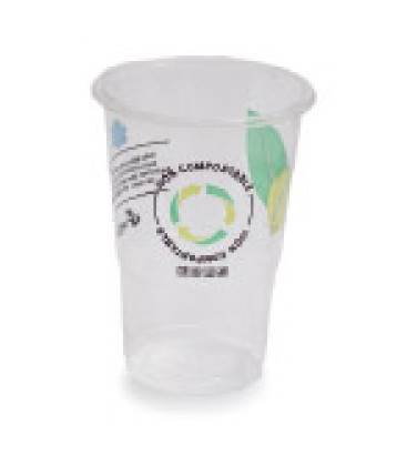 Pack vaso PLA compostable 350 ml de Betik (1250 pzas)