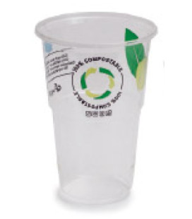 Pack vaso PLA compostable 220 ml de Betik (1250 pzas)