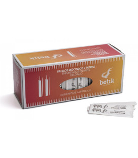 Pack estuche 500 palillos 1 punta de Betik (100 pzas)