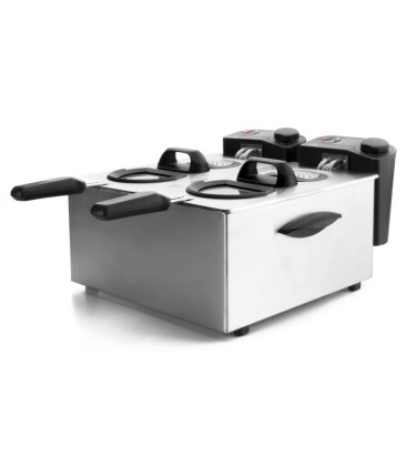 Double electric Fryer 3.5 L X 2 4000 W of Lacor