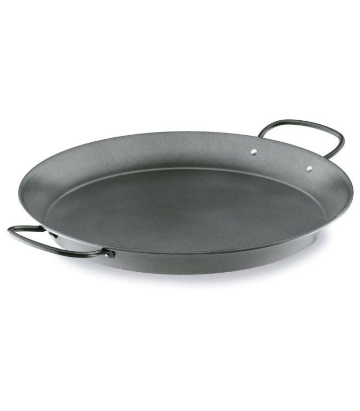 Comprar paellera de acero inox con interior de antiadherente Garcima  diámetro 28 cm