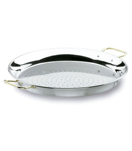 Stainless Valencian paella pan of Lacor