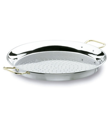 Stainless Valencian paella pan of Lacor