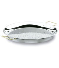 Stainless Valencian paella pan of Lacor