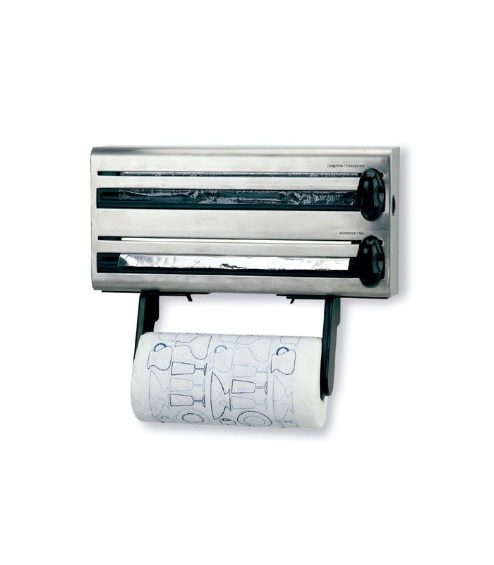 Distributeur de papier toilette multi rouleaux en Inox