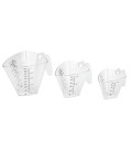 3 measuring jugs triangular of Lacor