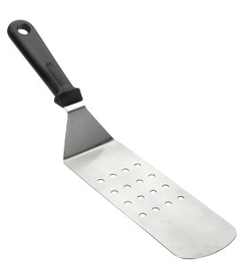 Lacor perforated handle solid stainless spatula