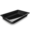 Black tray melamine gastronorm 1/1 of Lacor