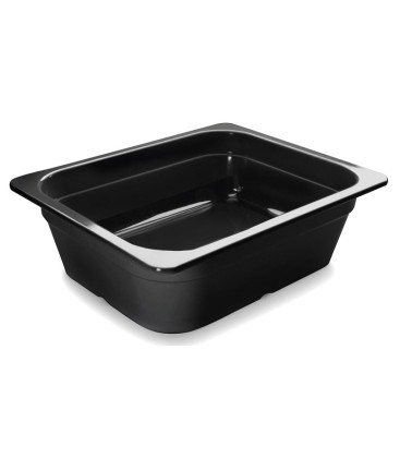 Black tray melamine gastronorm 1/2 of Lacor