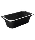 Black tray melamine gastronorm 1/3 of Lacor